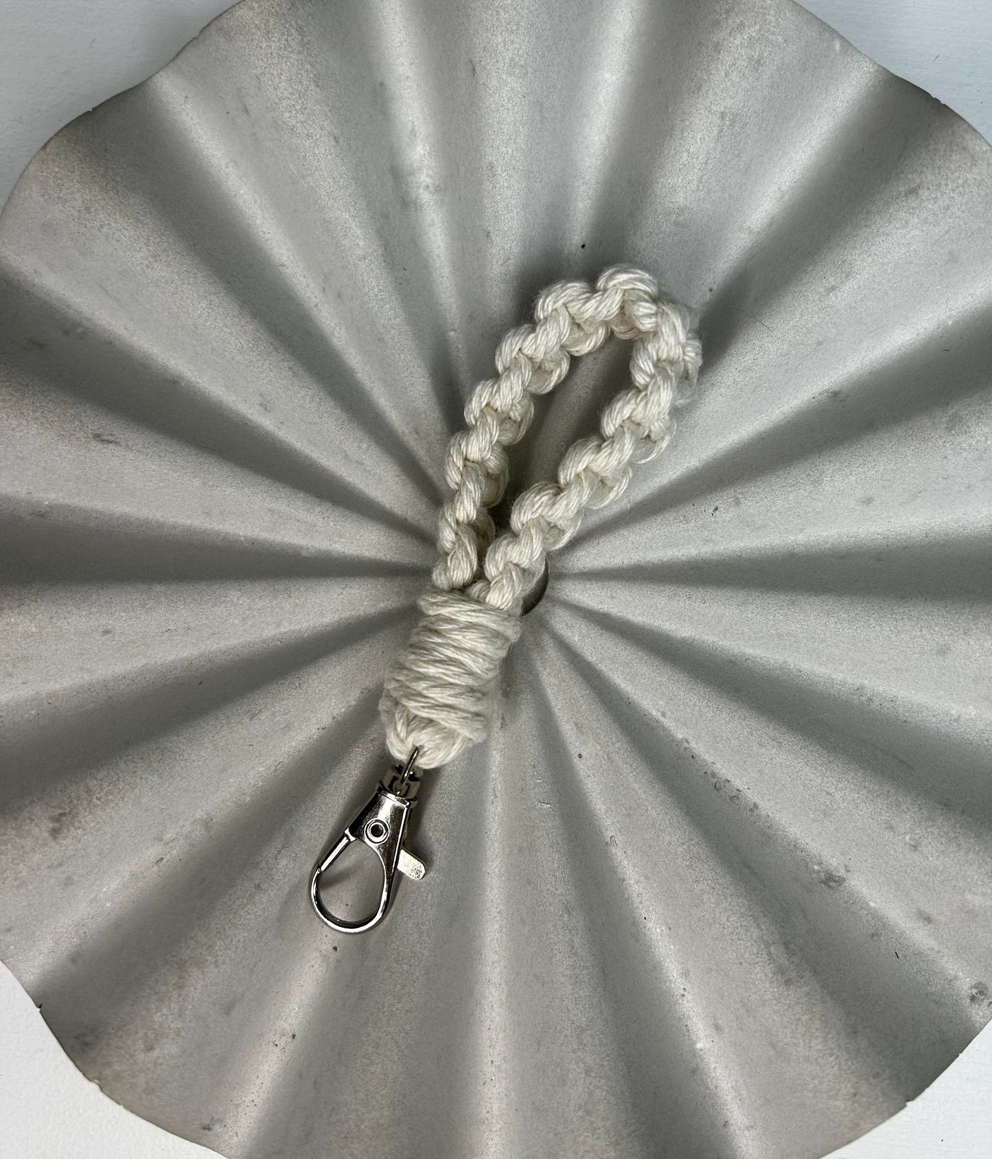 Porte-clés en macramé