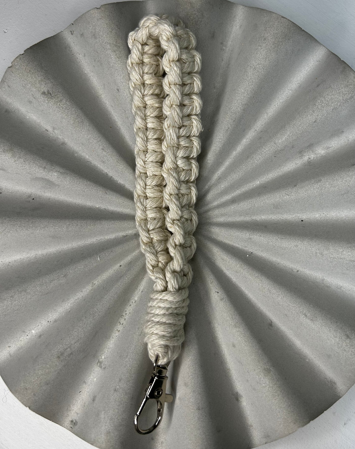 Porte-clés en macramé