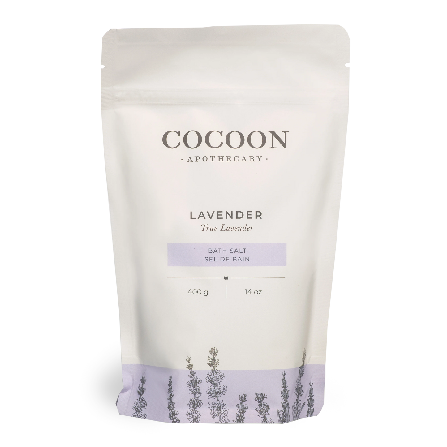 Sel de bain Lavande