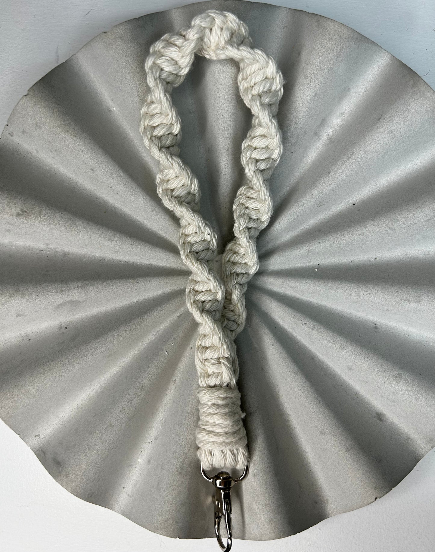Porte-clés en macramé