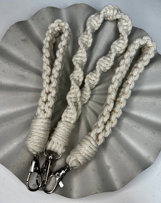 Porte-clés en macramé